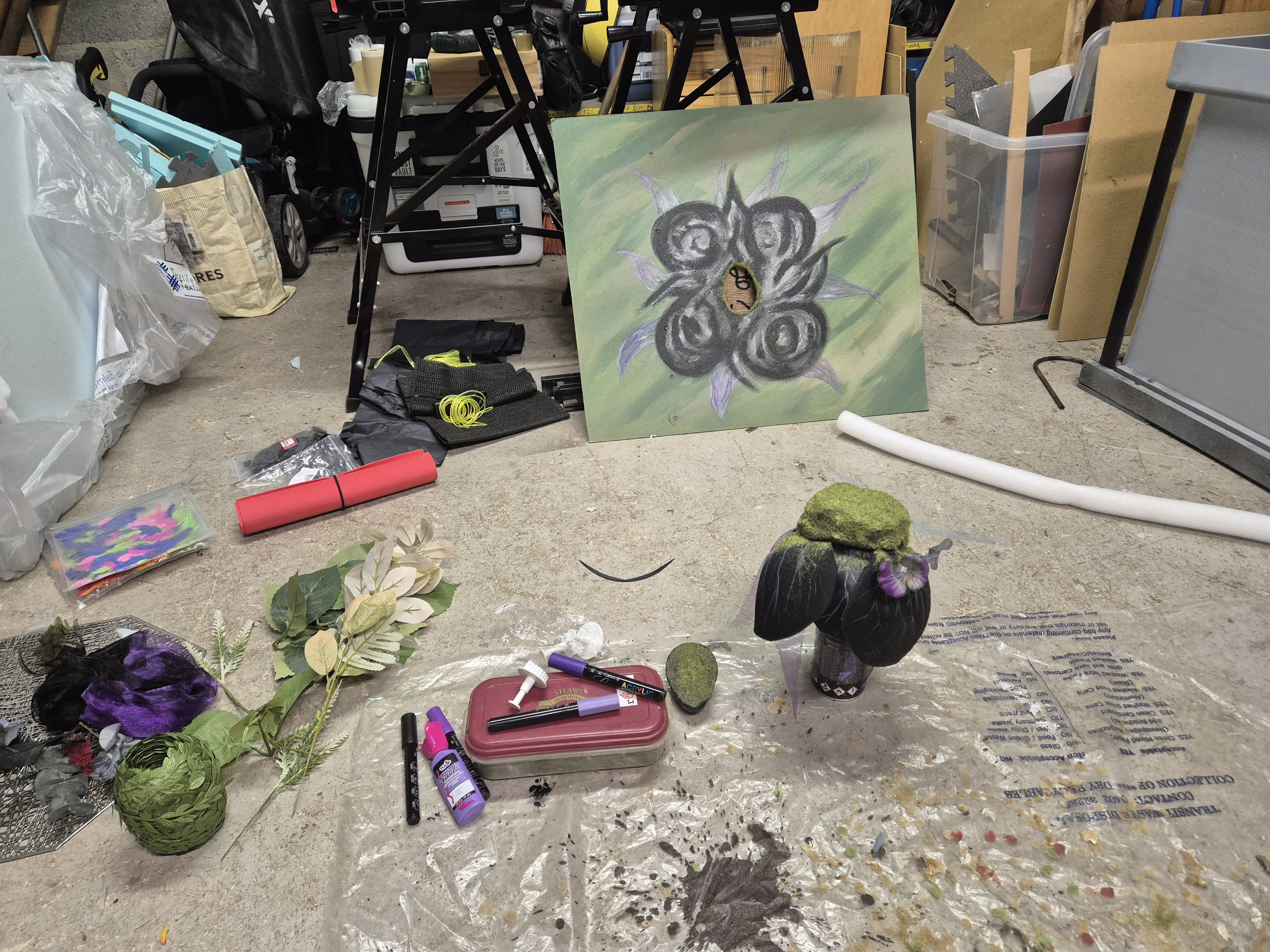 The Vault - Flower panel detail
